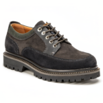 DOLEVIO DERBY – SCARPE IN SUEDE NERO ANTRACITE