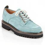 DOLEVIO DERBY – SCARPE IN SUEDE COLOR AZZURRO